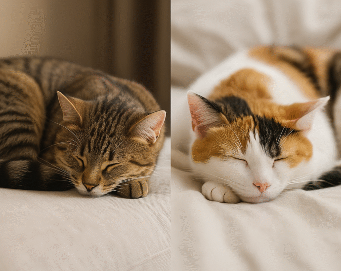 cat's sleeping position