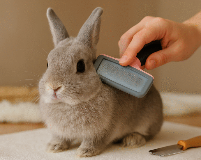 Bunny grooming