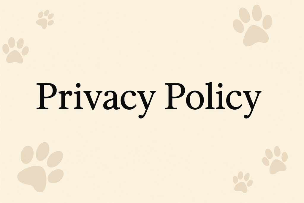 privacy policypet privacy policy